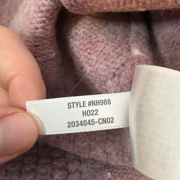 Madewell Purple Mauve Merino Wool Blend Women's XS Turtleneck Sweater - Picture 7 of 10